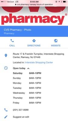 Hours of operation!!!!!