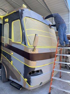 RV Collision work
Prep work is the most important part!