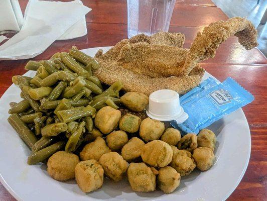Catfish dinner