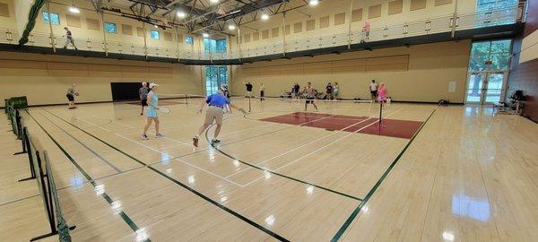 Pickle ball teams having a lot of fun June 2022