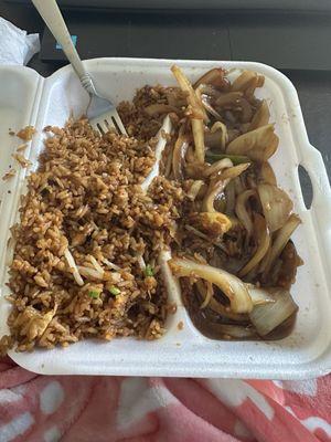 Mongolian beef... or Mongolian onions?!?