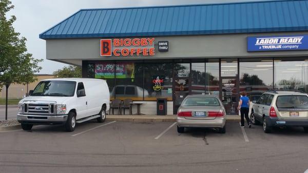Storefront for Biggby Coffee Portage Rd. Kalamazoo