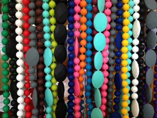 Chewbeads silicone teething necklaces, teethers, pacifier clips, bracelets and more!