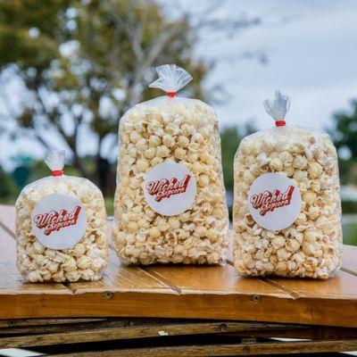 Small, Medium, and Large Bags
*Kettle Popcorn