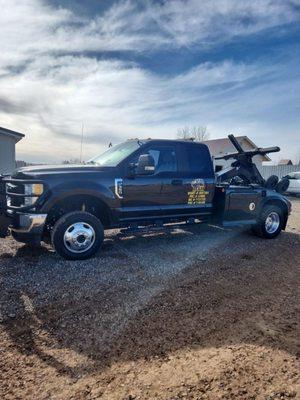 Beautiful day ! One Truck is clean and ready for all your towing needs