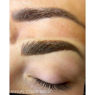 Combination of Microblading & Powder Brows
