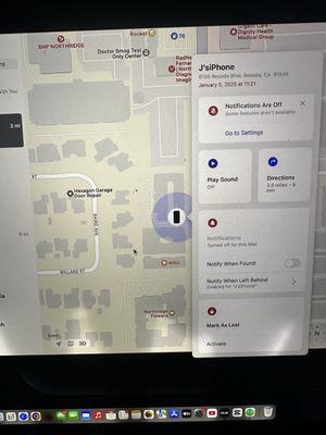 I told him they are moving and they turned the phone off an hour later. We were just 10 min away.