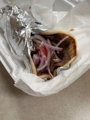 Lamb and Beef Gyro.