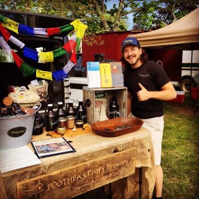 Boothbay Craft Brewery is at the market.