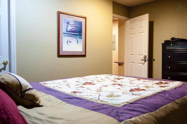 3rd bedroom with queen size and bathroom ensuite.