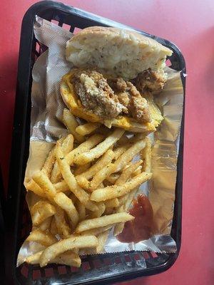 Jdubbzs sub with garlic parm sauce