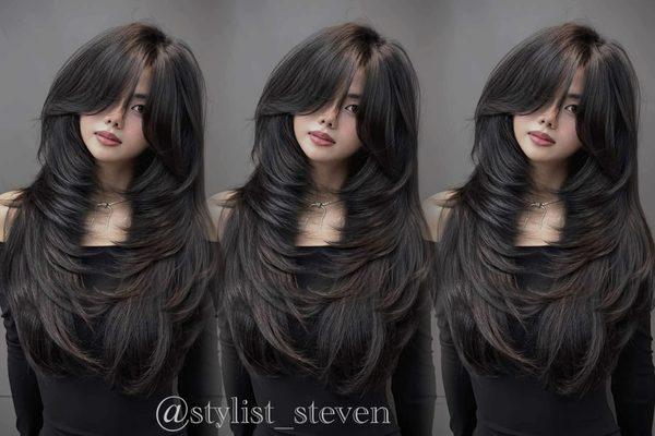 Butterfly haircut -- soft, airy, dimensional