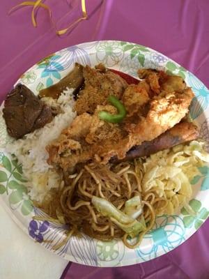 Big dinner plate. ;-)