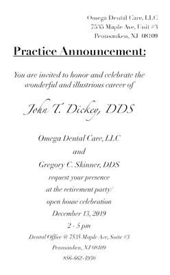 John T Dickey, DDS