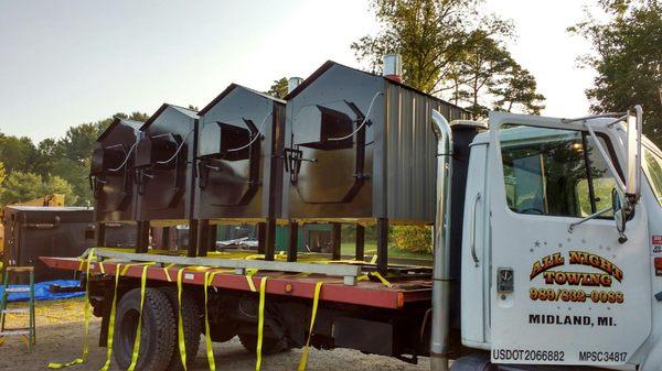 Previous shipment of our own Eco Boiler