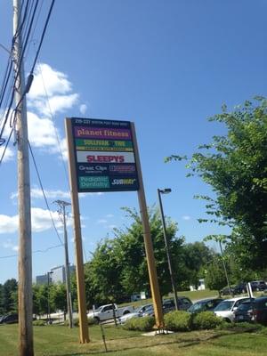 Boston Post Road Plaza -- 213-237 Boston Post Road West / Route 20, Marlborough Sign