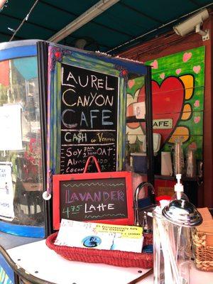 Colorful at Laurel Canyon Cafe. (A.K.A. Lily's Cafe)