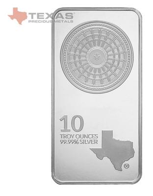 The 10oz. Texas Silver Bar.