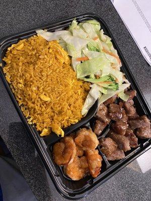 6. Hibachi Beef and Shrimp