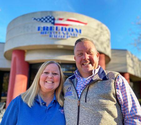 Flip & Dani Lynn Robison the Co-Founders of Freedom Family of companies based in Centerville, Ohio