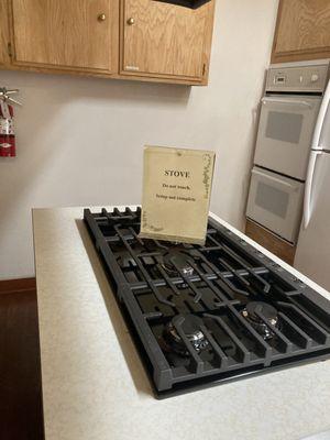 2 months new stovetop in clubhouse still not available to tenants
