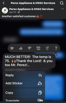 Perez Appliance And HVAC Services