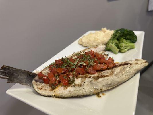 Grilled Branzino