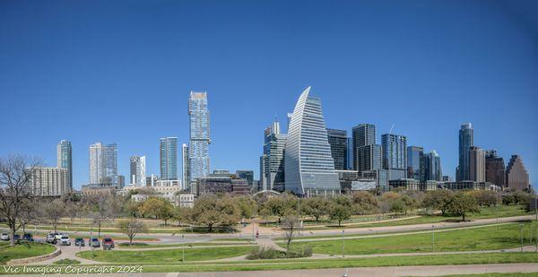 View from the summit (taken by my visitor who has a better camera )