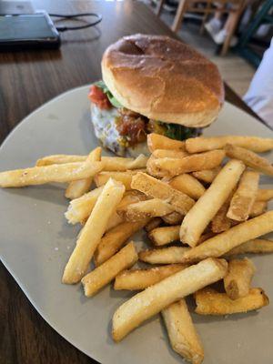 Bison burger