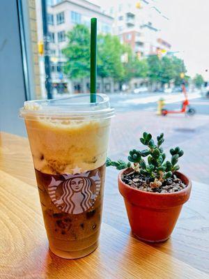 Venti Shaken Expresso w/Oatmilk! My Go to: Not too Sweet....Simple, Full-Bodied Flavor & On Point!!