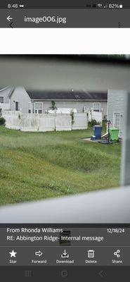 This house may or not be inhabited but the fence has been down for over 10 years. Panels were put back but didn't stay.