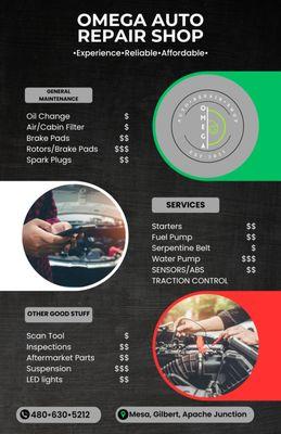 Omega Auto Repair Shop