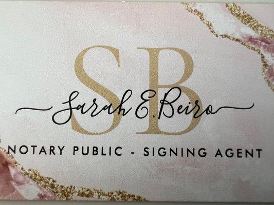 Sarah's Signings