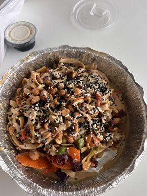 Sesame noodle bowl