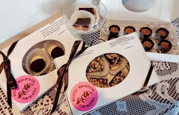 Hand Crafted chocolates-8 per box