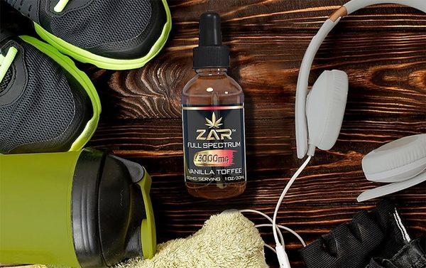 CBD ZAR Full Spectrum Vanilla Toffee 3000 mg