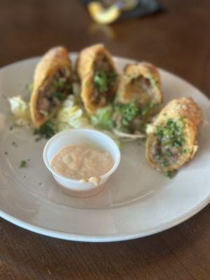 Patty Melt Egg Rolls a bit flavorless