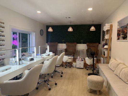 In side of Thea nail and spa