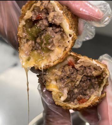 Beef CheeseSteak Eggroll