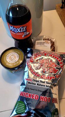 My haul of purchased local goods