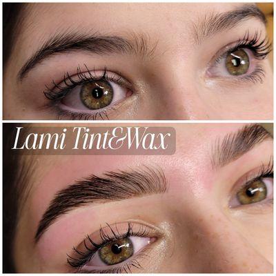 Lamination Tint & Brow Wax