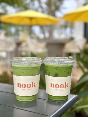 Island Matcha and Lavender Matcha Lattes