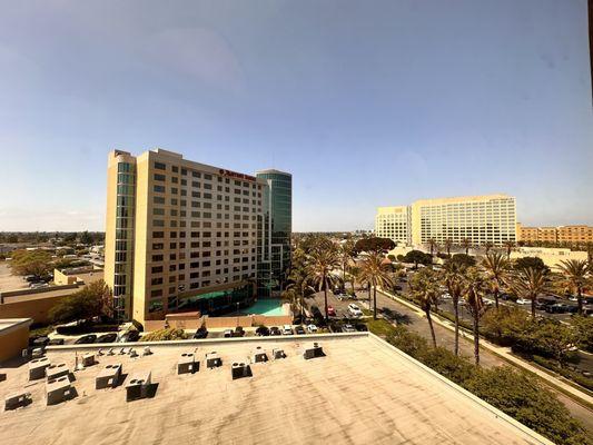 Daytime room views towards Disney