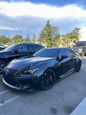 Here's the after of them fixing a front bumper damage I had after a small collision