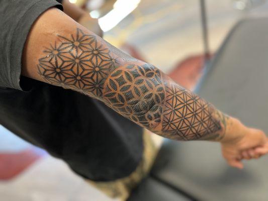 Geometric tattoo