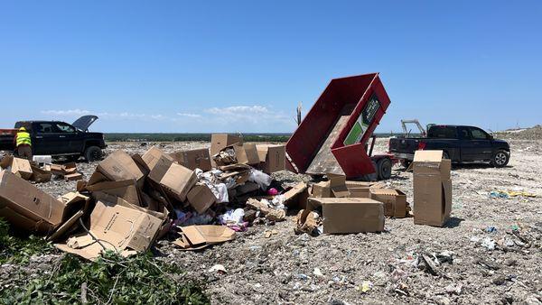 Dumping all the junk