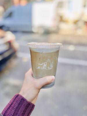 Dirty Black Sesame with white chocolate