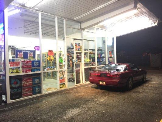 This photo was taken a few days after opening the store was not fully stocked.