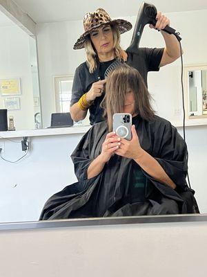 The wizard working her magic - Rosana A