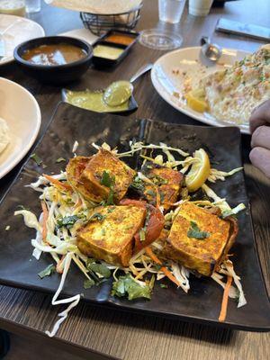 Tandoori paneer tikka was awesome